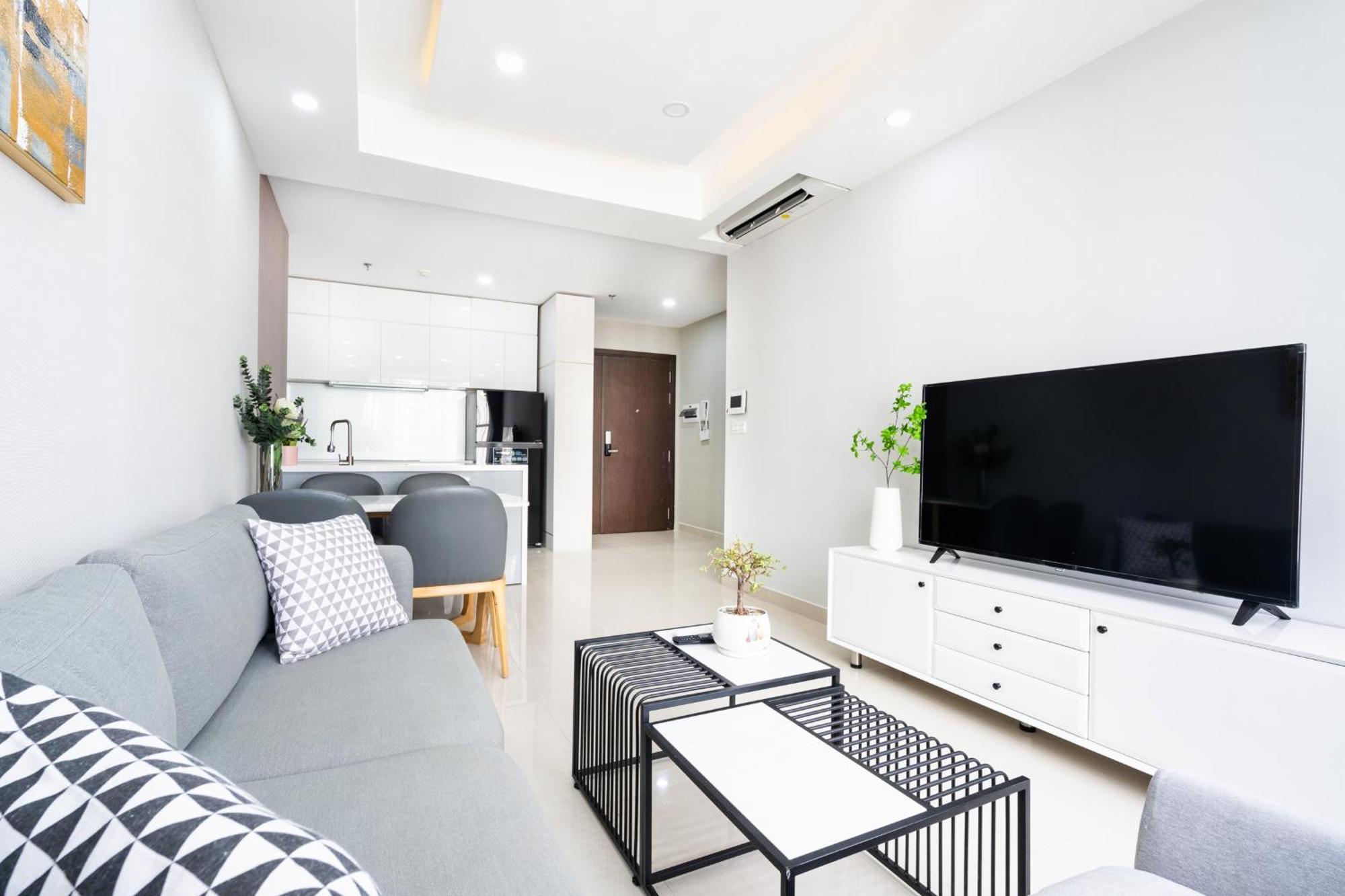 Min' Apartment - Rivergate Residence Downtown Bui Vien - Free Pool โฮจิมินห์ซิตี้ ภายนอก รูปภาพ