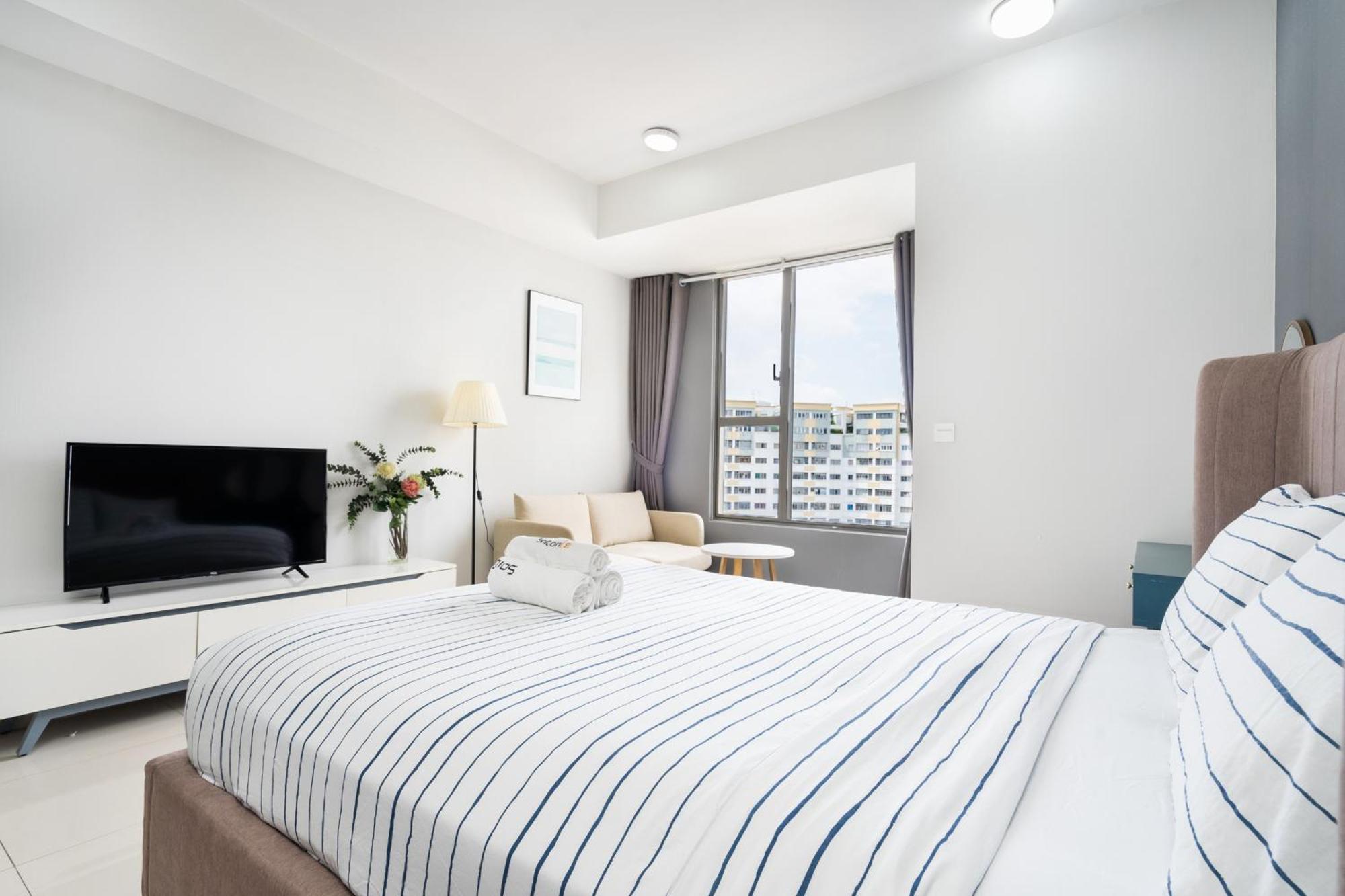 Min' Apartment - Rivergate Residence Downtown Bui Vien - Free Pool โฮจิมินห์ซิตี้ ภายนอก รูปภาพ