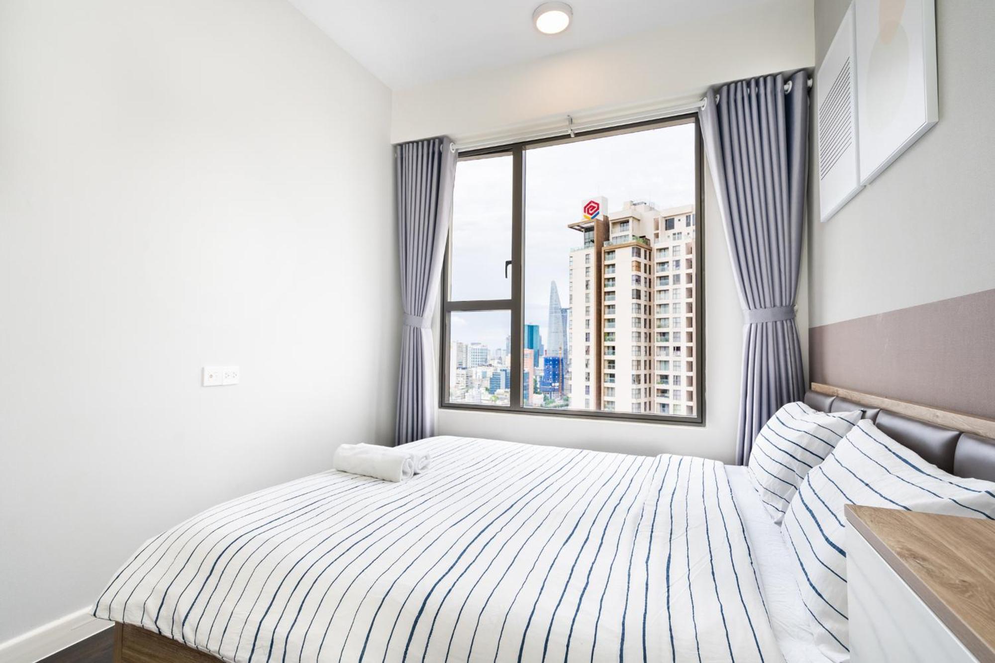 Min' Apartment - Rivergate Residence Downtown Bui Vien - Free Pool โฮจิมินห์ซิตี้ ภายนอก รูปภาพ