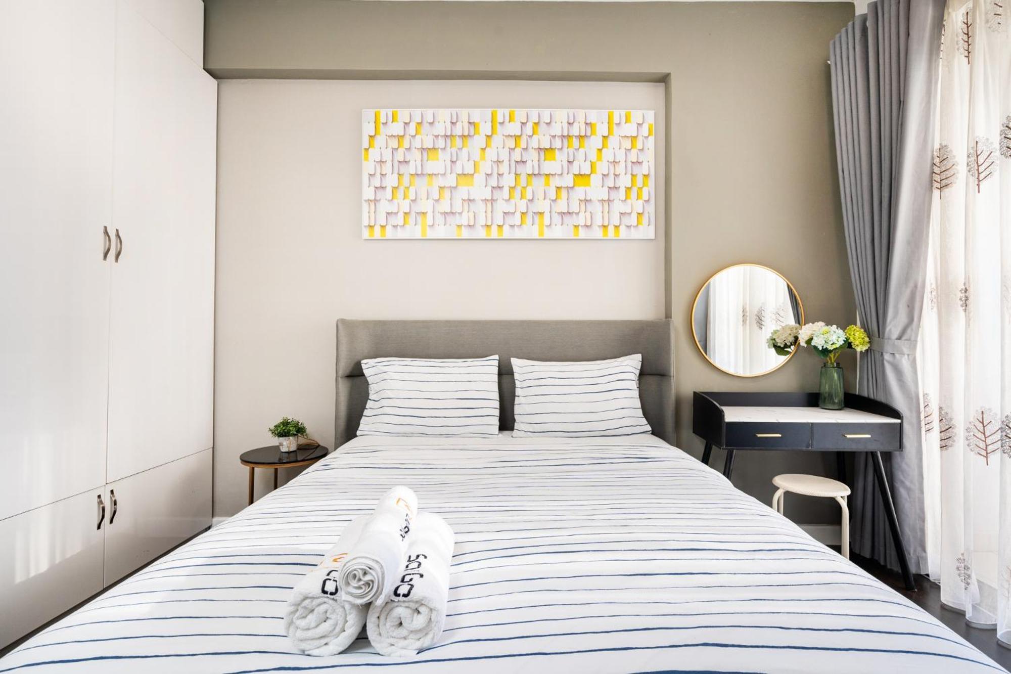 Min' Apartment - Rivergate Residence Downtown Bui Vien - Free Pool โฮจิมินห์ซิตี้ ภายนอก รูปภาพ