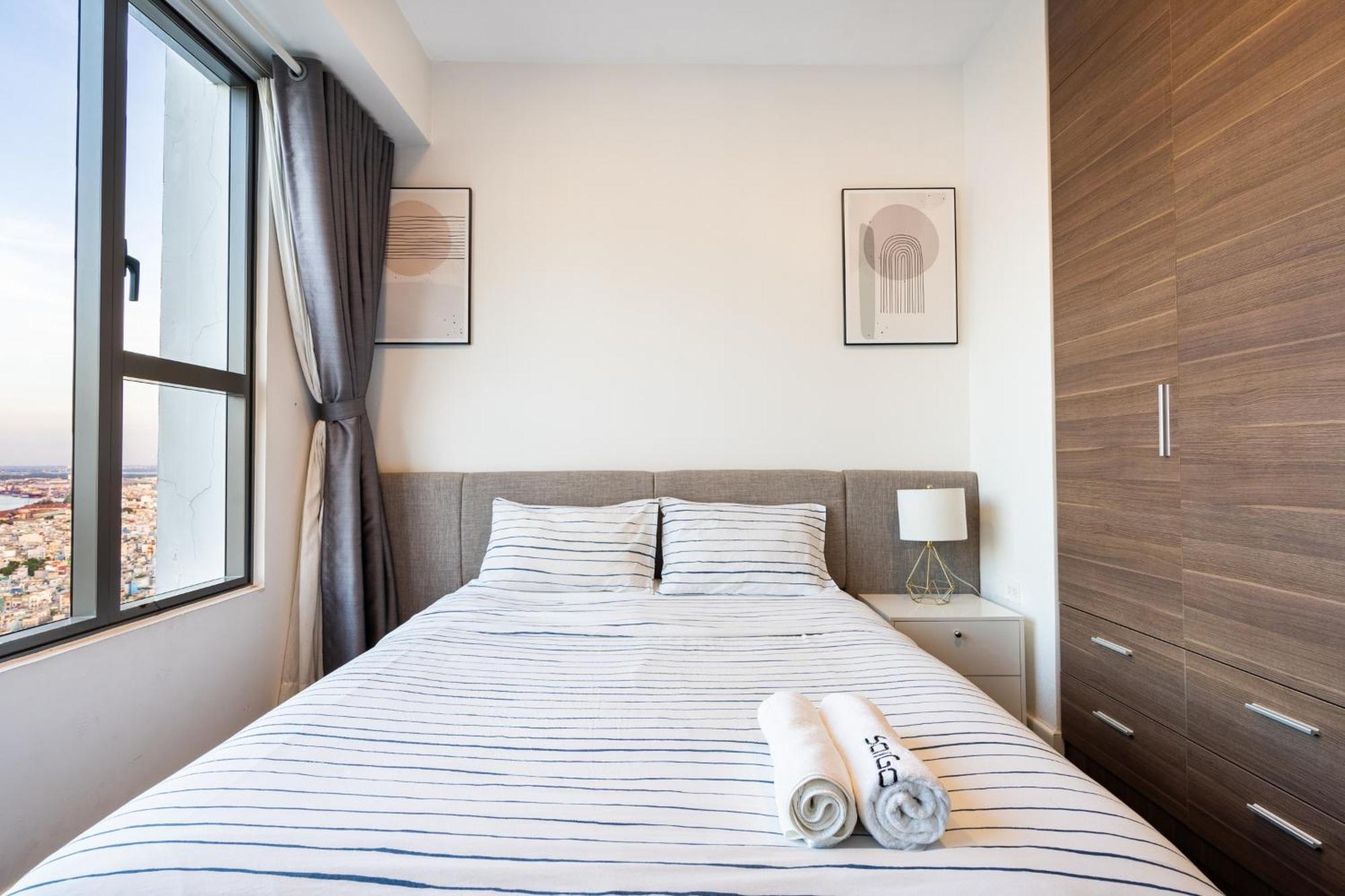 Min' Apartment - Rivergate Residence Downtown Bui Vien - Free Pool โฮจิมินห์ซิตี้ ภายนอก รูปภาพ