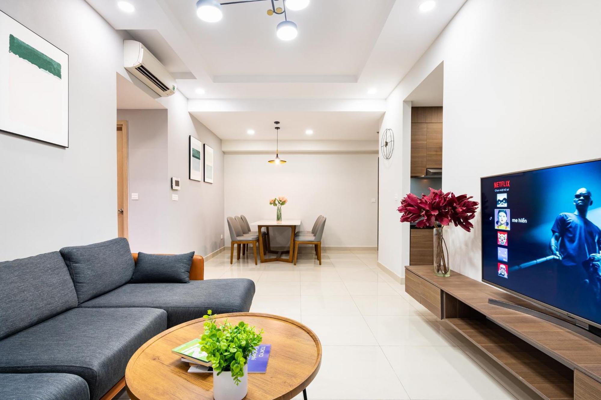 Min' Apartment - Rivergate Residence Downtown Bui Vien - Free Pool โฮจิมินห์ซิตี้ ภายนอก รูปภาพ