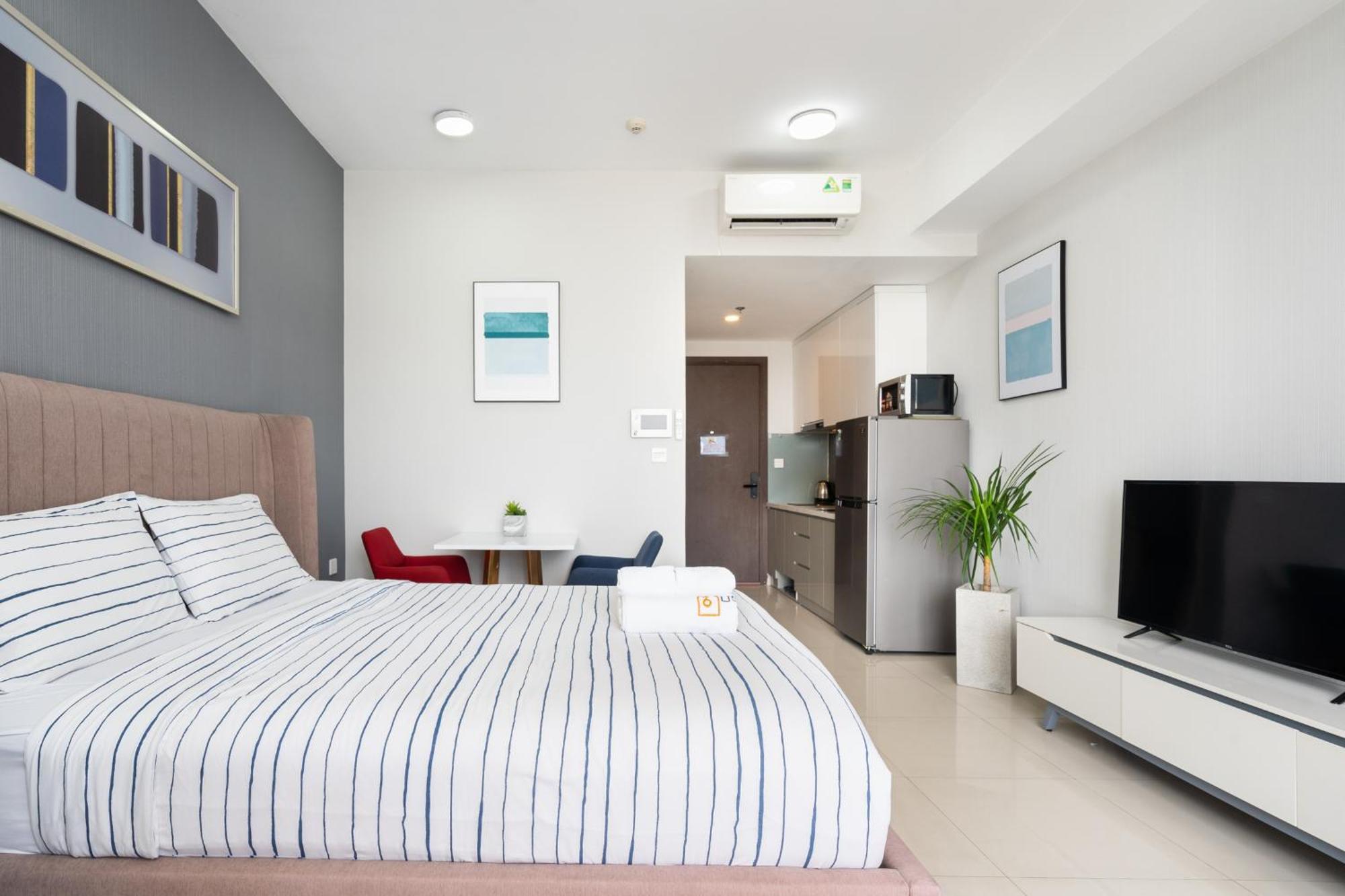 Min' Apartment - Rivergate Residence Downtown Bui Vien - Free Pool โฮจิมินห์ซิตี้ ภายนอก รูปภาพ