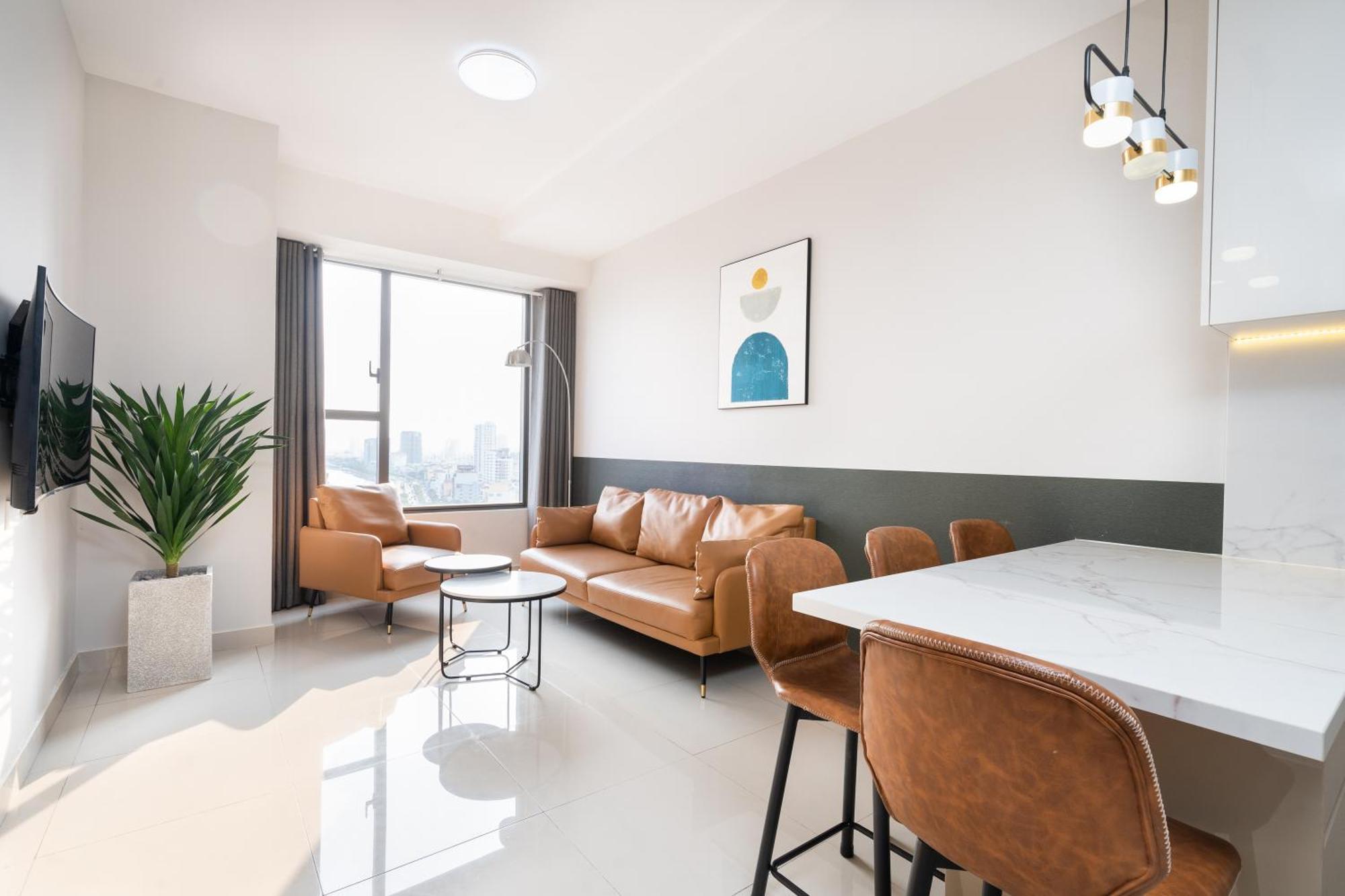 Min' Apartment - Rivergate Residence Downtown Bui Vien - Free Pool โฮจิมินห์ซิตี้ ภายนอก รูปภาพ
